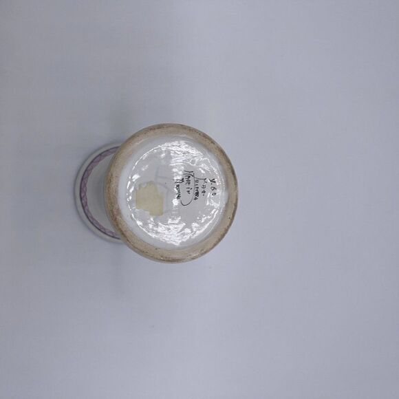 Ceramic Trumpet Vase Hand Painted Hand Made in Por - Picture 6 of 9